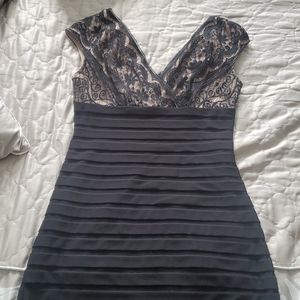 Black lace dress